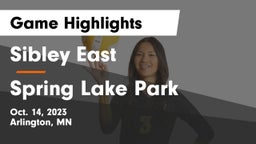 Sibley East  vs Spring Lake Park  Game Highlights - Oct. 14, 2023