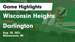 Wisconsin Heights  vs Darlington  Game Highlights - Aug. 28, 2021