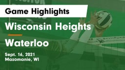 Wisconsin Heights  vs Waterloo  Game Highlights - Sept. 16, 2021