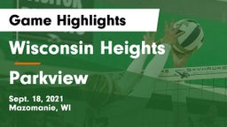 Wisconsin Heights  vs Parkview Game Highlights - Sept. 18, 2021