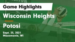 Wisconsin Heights  vs Potosi Game Highlights - Sept. 25, 2021