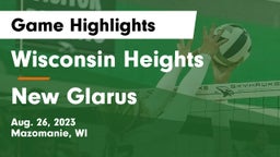 Wisconsin Heights  vs New Glarus  Game Highlights - Aug. 26, 2023