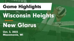 Wisconsin Heights  vs New Glarus  Game Highlights - Oct. 3, 2023