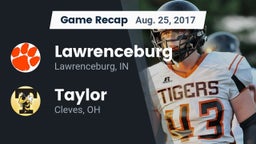 Recap: Lawrenceburg  vs. Taylor  2017