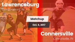 Matchup: Lawrenceburg High vs. Connersville  2017