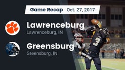 Recap: Lawrenceburg  vs. Greensburg  2017