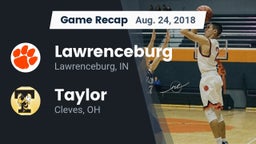 Recap: Lawrenceburg  vs. Taylor  2018