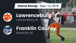 Recap: Lawrenceburg  vs. Franklin County  2018