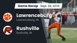 Recap: Lawrenceburg  vs. Rushville  2018