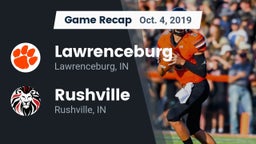 Recap: Lawrenceburg  vs. Rushville  2019