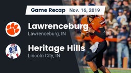 Recap: Lawrenceburg  vs. Heritage Hills  2019