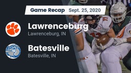 Recap: Lawrenceburg  vs. Batesville  2020
