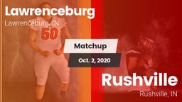 Matchup: Lawrenceburg High vs. Rushville  2020