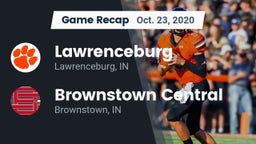 Recap: Lawrenceburg  vs. Brownstown Central  2020