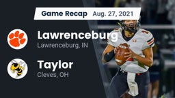 Recap: Lawrenceburg  vs. Taylor  2021