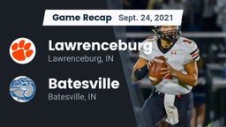 Recap: Lawrenceburg  vs. Batesville  2021