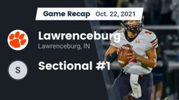 Recap: Lawrenceburg  vs. Sectional #1 2021