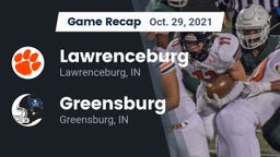 Recap: Lawrenceburg  vs. Greensburg  2021
