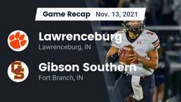 Recap: Lawrenceburg  vs. Gibson Southern  2021