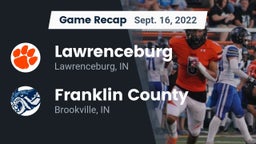 Recap: Lawrenceburg  vs. Franklin County  2022