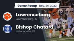 Recap: Lawrenceburg  vs. Bishop Chatard  2022