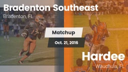 Matchup: Bradenton Southeast vs. Hardee  2016