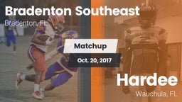 Matchup: Bradenton Southeast vs. Hardee  2017