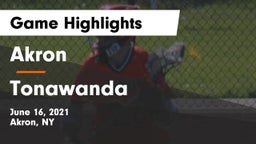 Akron  vs Tonawanda  Game Highlights - June 16, 2021