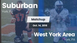 Matchup: Suburban  vs. West York Area  2016
