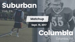 Matchup: Suburban  vs. Columbia  2017