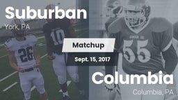 Matchup: Suburban  vs. Columbia  2017