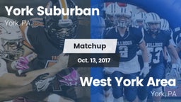 Matchup: York Suburban High vs. West York Area  2017