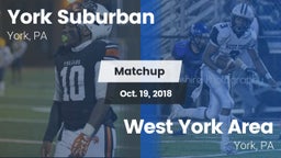 Matchup: York Suburban High vs. West York Area  2018