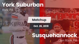 Matchup: York Suburban High vs. Susquehannock  2018