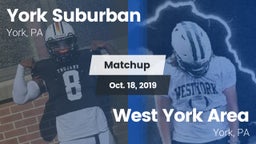 Matchup: York Suburban High vs. West York Area  2019