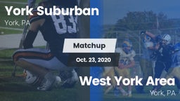 Matchup: York Suburban High vs. West York Area  2020