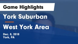 York Suburban  vs West York Area  Game Highlights - Dec. 8, 2018