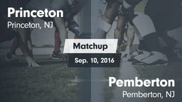 Matchup: Princeton High vs. Pemberton  2016