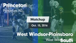 Matchup: Princeton High vs. West Windsor-Plainsboro South  2016