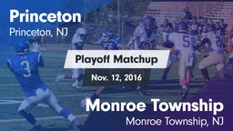 Matchup: Princeton High vs. Monroe Township  2016