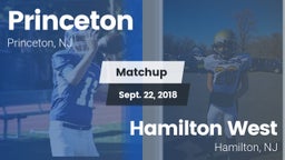 Matchup: Princeton High vs. Hamilton West  2018