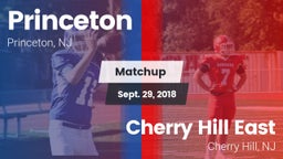 Matchup: Princeton High vs. Cherry Hill East  2018