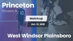 Matchup: Princeton High vs. West Windsor Plainsboro 2018