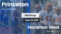 Matchup: Princeton High vs. Hamilton West  2019