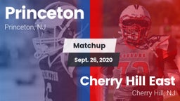 Matchup: Princeton High vs. Cherry Hill East  2020