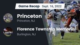 Recap: Princeton  vs. Florence Township Memorial  2022