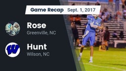 Recap: Rose  vs. Hunt  2017