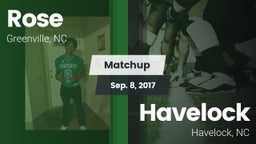 Matchup: Rose vs. Havelock  2017