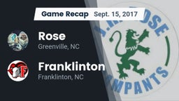Recap: Rose  vs. Franklinton  2017