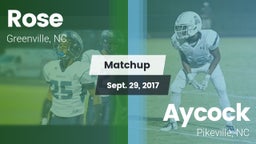 Matchup: Rose vs. Aycock  2017